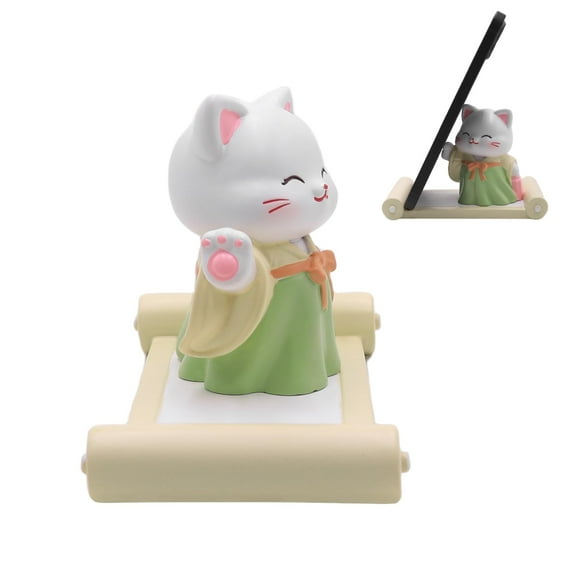 Soporte para teléfono Amamcy Cute Cat Kitten para teléfonos inteligentes de escritorio