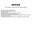 thumbnail image 2 of TEC Front Ceramic Disc Brake Pads TEC-2133 for Car Land Rover Range Evoque Defender 110 Discovery Jaguar E-Pace 90, 2 of 10