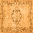 thumbnail image 1 of Ahgly Company Indoor Square Abstract Orange Contemporary Area Rugs, 6' Square, 1 of 1