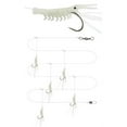 thumbnail image 3 of 5 Pcs Fishing Lure Soft Rigs Luminous Shrimp Bait Jigs Shrimp Skewer Fishing Hook, 3 of 4