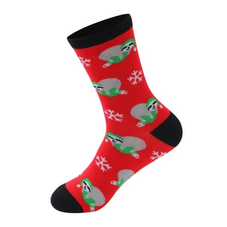 

WANYNG Socks - Mid Women Socks Fashion Print Christmas Christmas Socks D