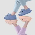 thumbnail image 2 of Winter Plsch Shark Hausschuhe Mnner Flip Flop Hause Wasserdichte Shark Rutschen Frauen Paar Warme Herren Schuhe Non-Slip Dicken sohle Hausschuhe, 2 of 5