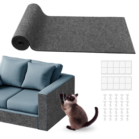 Cat Scratching Pad Gray 15.8 x78.7 Furniture Protector