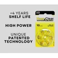 thumbnail image 3 of HearClear Size 10 PR70 Zinc Air 1.45V Hearing Aid Batteries Yellow Tab (12 Batteries), 3 of 5