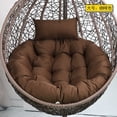 thumbnail image 2 of Funda de cojín para silla de huevo, cesta colgante, cojín grueso para silla de columpio, decoración para sala de estar, interior y exterior Fivean unisex, 2 of 2