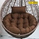 thumbnail image 2 of Funda de cojín para silla de huevo, cesta colgante, cojín grueso para silla de columpio, decoración para sala de estar, interior y exterior Fivean unisex, 2 of 2