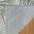 thumbnail image 5 of Gertmenian Paseo Paume Coastal Floral Gray and White Outdoor Area Rug, 9x13, 5 of 8
