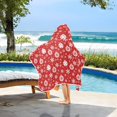 thumbnail image 4 of joogoo Christmas Snowflake Balls Kids Hooded Beach Towel Baby Bath Towel 23.5"x50", 4 of 7