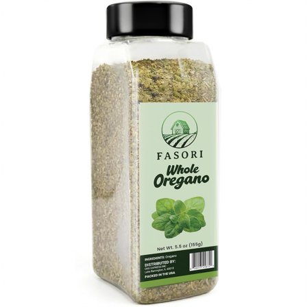 Fasori Oregano Whole Leaves Dried 5.5 Oz