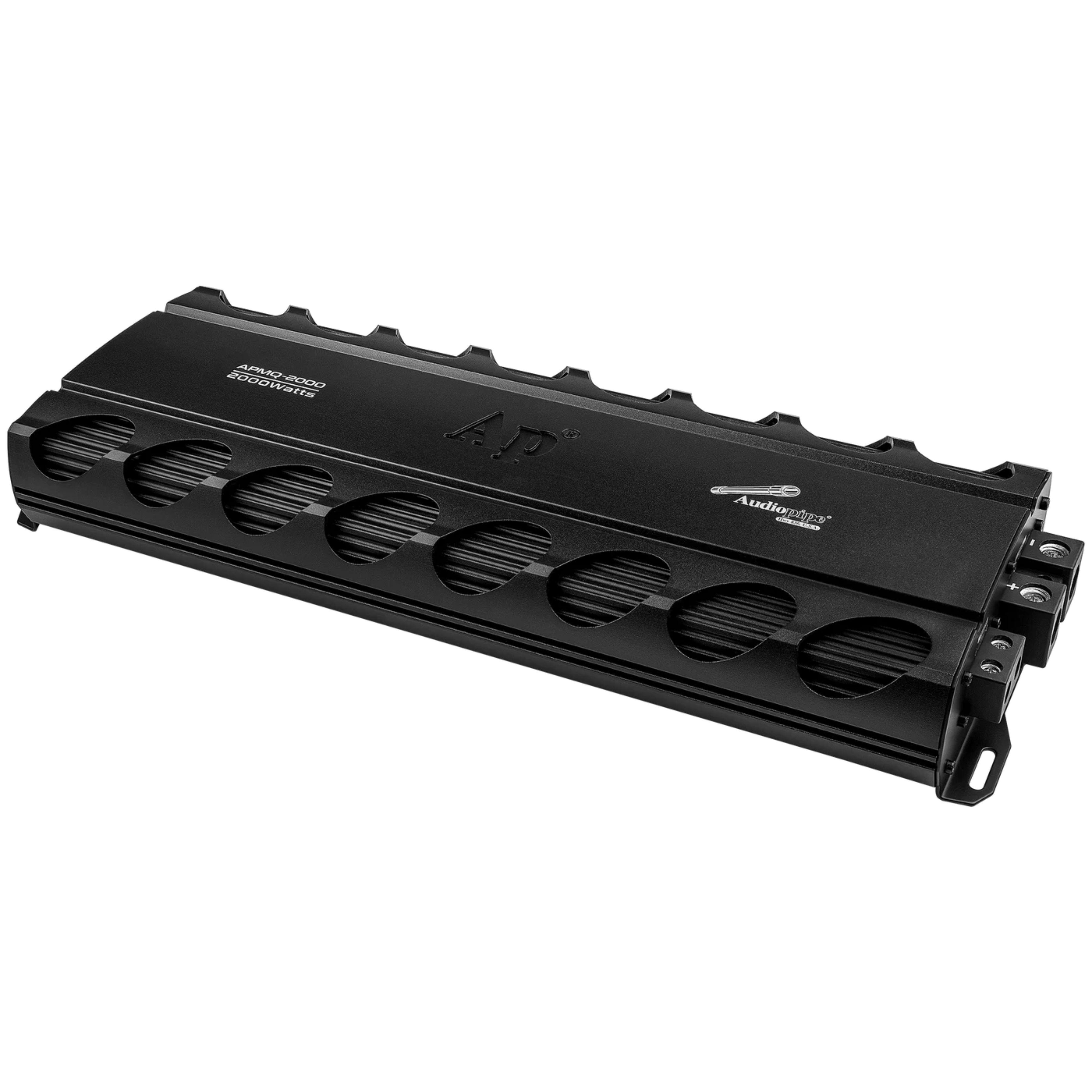 Audiopipe APMQ-2000 Monoblock 2000W Peak Class-D Car Audio Compact Amplifier