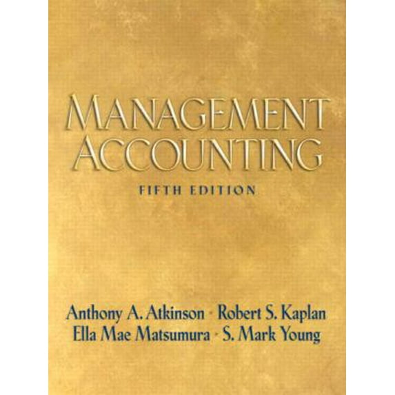 Pre-Owned Management Accounting (Hardcover) 0136005314 9780136005315