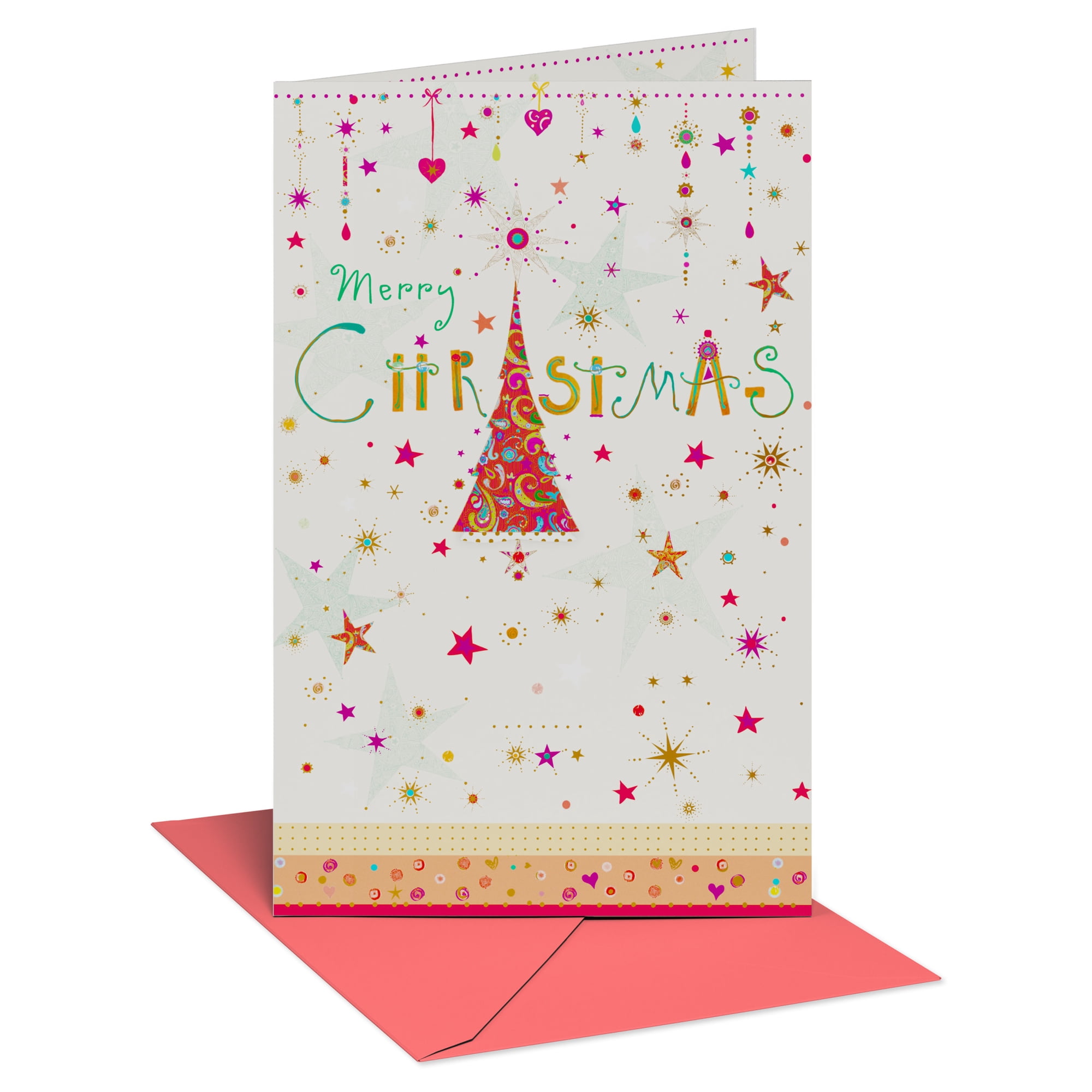 American Greetings Christmas Card for Everyone - Counter Card (Wishing You a Beautiful New Year)
