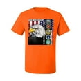 thumbnail image 2 of Wild Bobby, American Flag Godbless our Defenders Branches of Military, Men Graphic Tees, Orange, X-Large, 2 of 3