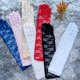 thumbnail image 3 of Nvzi 2 guantes largos de encaje con diseño floral de 20,86 pulgadas para dama, boda, novia, Halloween, fiesta de cosplay, color beige, 3 of 4