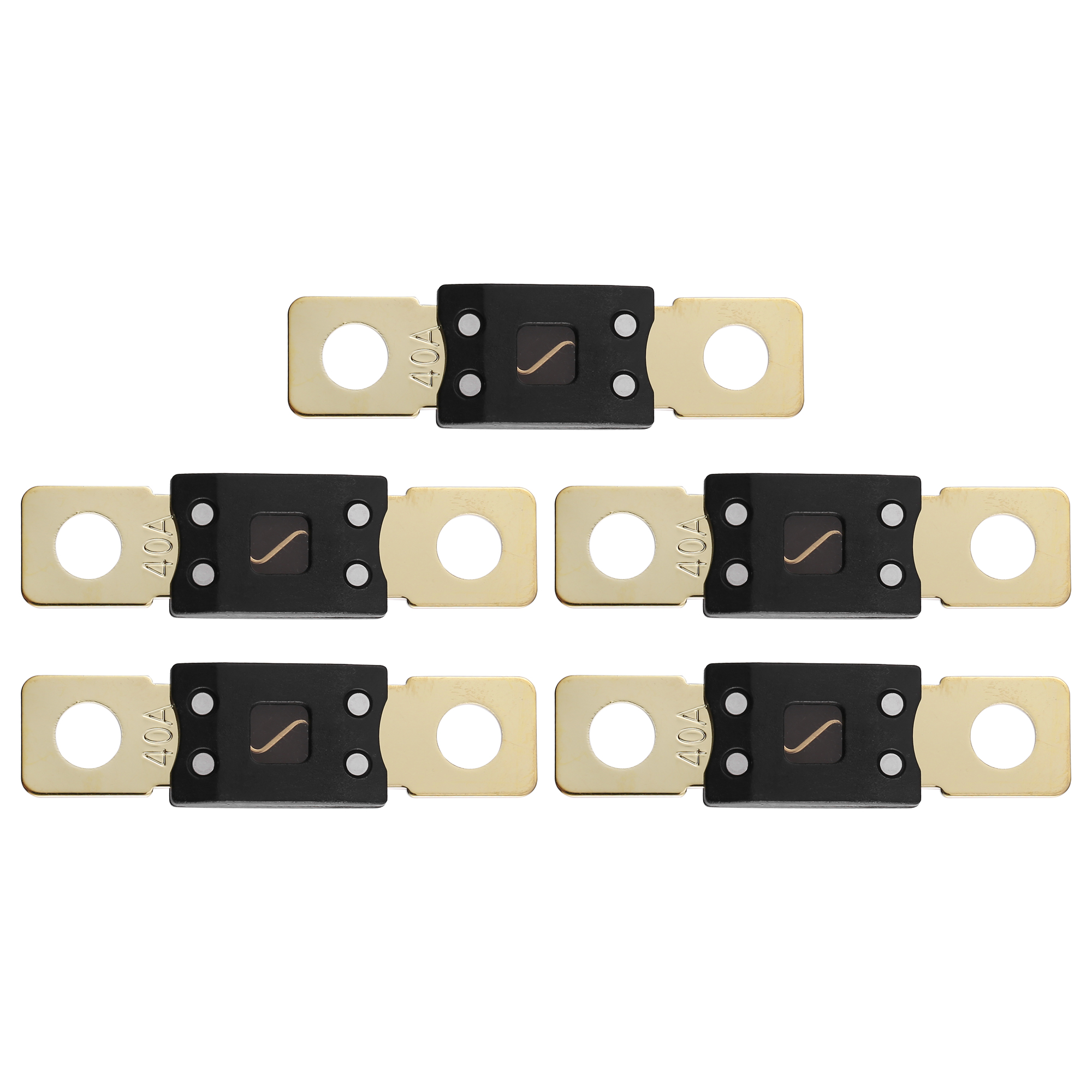 Unique Bargains 5pcs Fuse Replacement 40A ANL Fuses for Car Truck
