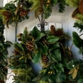 thumbnail image 4 of Village Lighting 30 in. Pre-Lit LED Wreath - Magnolia Leaf, 4 of 6