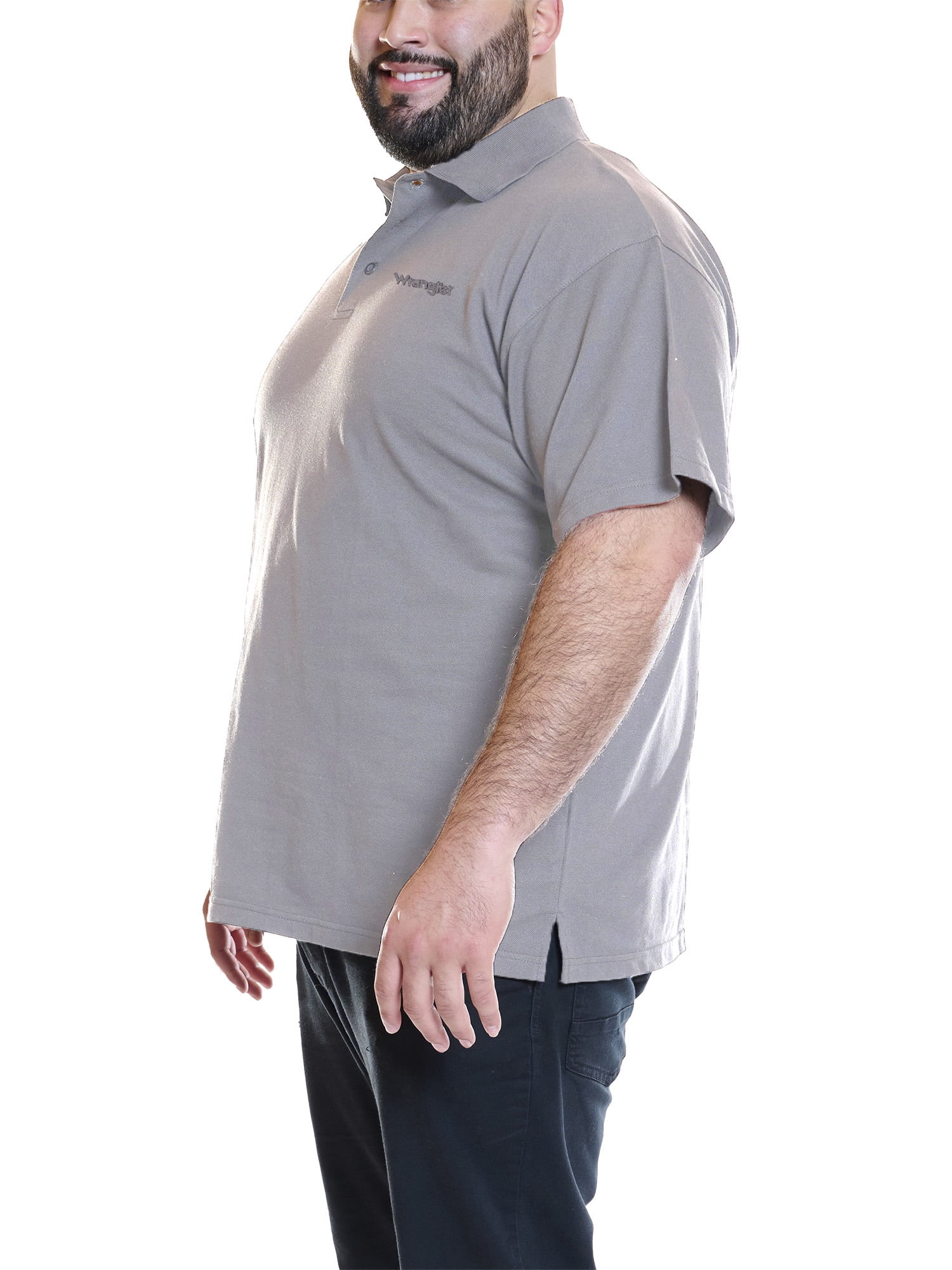Wrangler Men's Big and Tall Polo Shirt ,Big sizes up to 6XL and Tall sizes up to 4XT