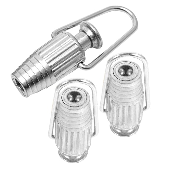 HEALEEP  3 Pcs Clothesline Tightener Metal Lines Tightner Aluminum Silver