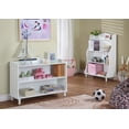 thumbnail image 2 of Marie White Wood Kids 3 Tier Bookcase Display Storage Cabinet With Shelves, 2 of 5