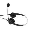 thumbnail image 3 of NFTIGB H360D-2.5 Telephone Headset Binaural Customer Service Headphones with HD Mic for Office Call Center Teleconferencing 2.5mm Fixed Voice over IP Wired Business Headset Black Dual Ear, 3 of 9