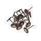thumbnail image 5 of Cepillo de rueda de alambre de acero, cepillos de copa abrasivos para pulido, herramientas rotativas para amoladora, 2,35mm (gris) (20 piezas), 5 of 5