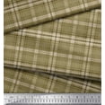 thumbnail image 2 of Soimoi Cotton Poplin Fabric Plaid Check Printed Craft Fabric by The Yard 56 Inch Wide, 2 of 3