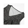 thumbnail image 5 of Women Summer Top Floral Loose V-Neck Sleeveless Wild Fashion Pullover Top, 5 of 5