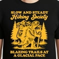 thumbnail image 3 of Slow And Steady Hiking Society Blazing Trails At A Glacial T-Shirt – Hiking Enthusiasts Theme – Outdoor Adventure Wear, 3 of 6
