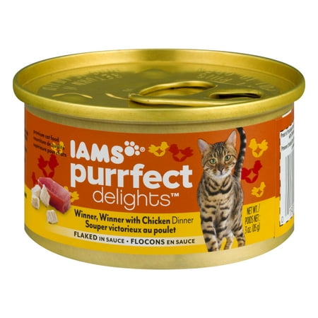 UPC 019014702657 product image for Iams Purrfect Delights Flaked In Sauce Winner Winner With Chicken Canned Wet Cat | upcitemdb.com