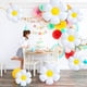 thumbnail image 4 of 10 globos de margaritas, enormes globos de papel de aluminio con flores blancas para cumpleaños, baby shower, bodas, suministros de decoración para fiestas de margaritas, 4 of 5