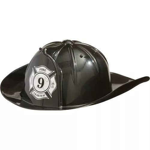 Black Firefighter Hat - Walmart.com