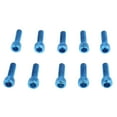thumbnail image 1 of jinwen 10pcs M6x20mm Aluminum Hex Socket Screws Head Key Bolt for Motorcycle, 1 of 9