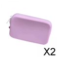 thumbnail image 1 of 2x Monedero De Silicona Para Bolso De Playa, Tarjetero, Tarjetero Impermeable, Morado Claro, 1 of 8