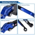 thumbnail image 4 of Short Long Brake Clutch Levers for Yamaha YZF R1 2015-2022 Adjustable Motorcycle Handlebar Brake Lever Aluminum Alloy Blue Handle Black End, 4 of 6