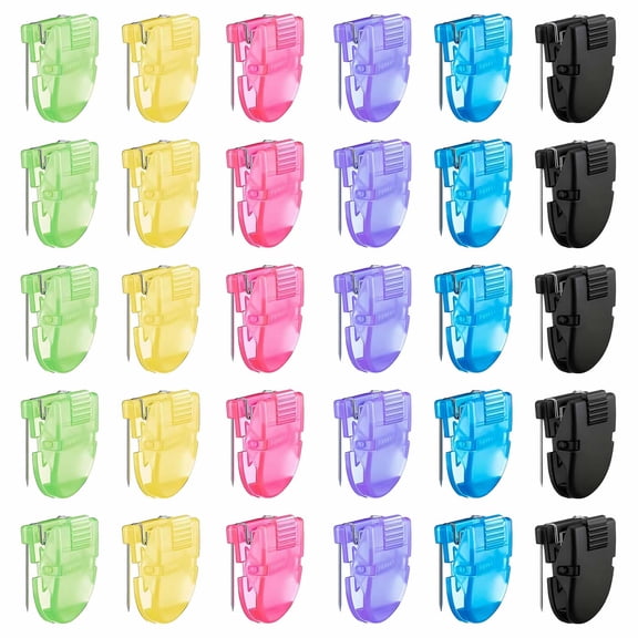 30PCS Cubicle Wall Clips for Fabric Partitions Multicolor for Hanging Photos Notes and Cables