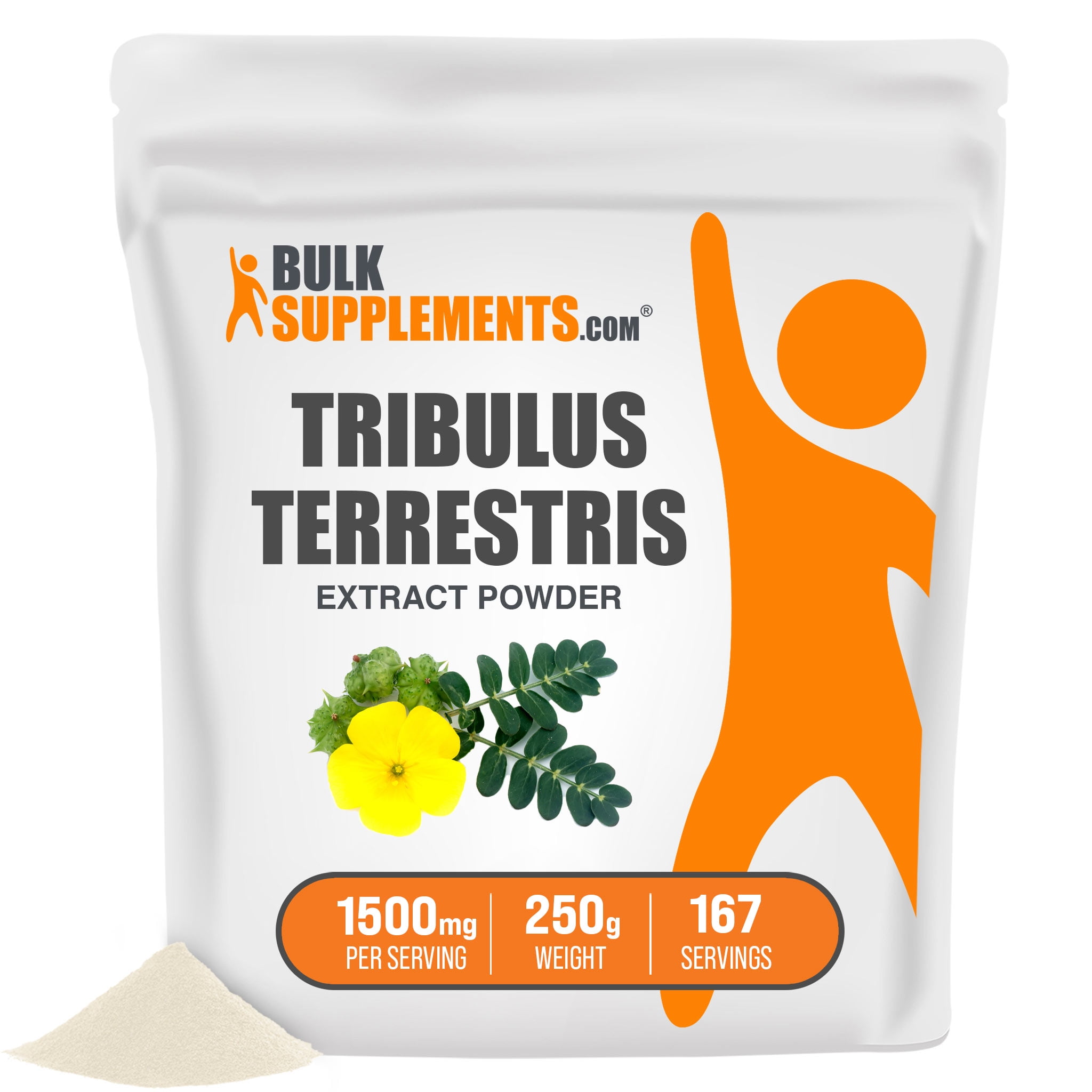 Tribulus Terrestris Powder, 1500mg Tribulus for