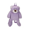 thumbnail image 1 of Mochila de oso de peluche, mochila bonita y suave a la moda para adolescentes y niñas universitarias Púrpura, 1 of 8