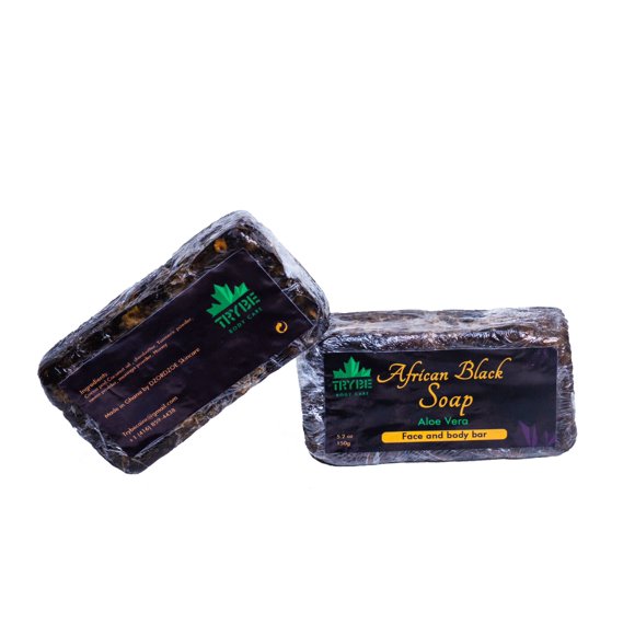TRYBE African Shea soap Bar (Turmeric), 150g/5.2 oz.