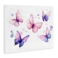 thumbnail image 2 of Stupell Industries Eclectic Blue and Pink Butterflies Canvas Art, 40 x 30, by Creative Studio, 2 of 8