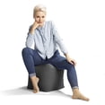 thumbnail image 3 of Cube Brava Pouf Ottoman Foot Rest - Gray - Modern Square Bean Bag Chair with Water Repellent Fabric - Floor Pouf for Living Room, Bedroom or Patio - Foot Rest for Indoor and Outdoor, 3 of 11