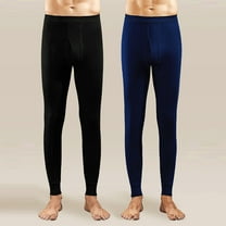 lmcalzta 2 Pack Thermal Long John for Men Thermal Underwear Long Underwear Mens Leggings Thermal Pants(M-4XL)