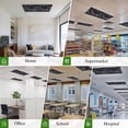 thumbnail image 6 of Black Marble Magnetic Fluorescent Light Covers for Ceiling Lights 2x4Ft,Vintage Minimalism White Abstract Texture Office Classroom Kitchen Drop Ceiling Light Covers Filters Shade Panel 4Packs, 6 of 9