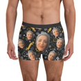 thumbnail image 2 of Xmyrz Valentine's Day High Waisted Underwear For Men Boxers All Matching Recreation Elastic Waist Print Personality Loose Fit Underpants, 2 of 4
