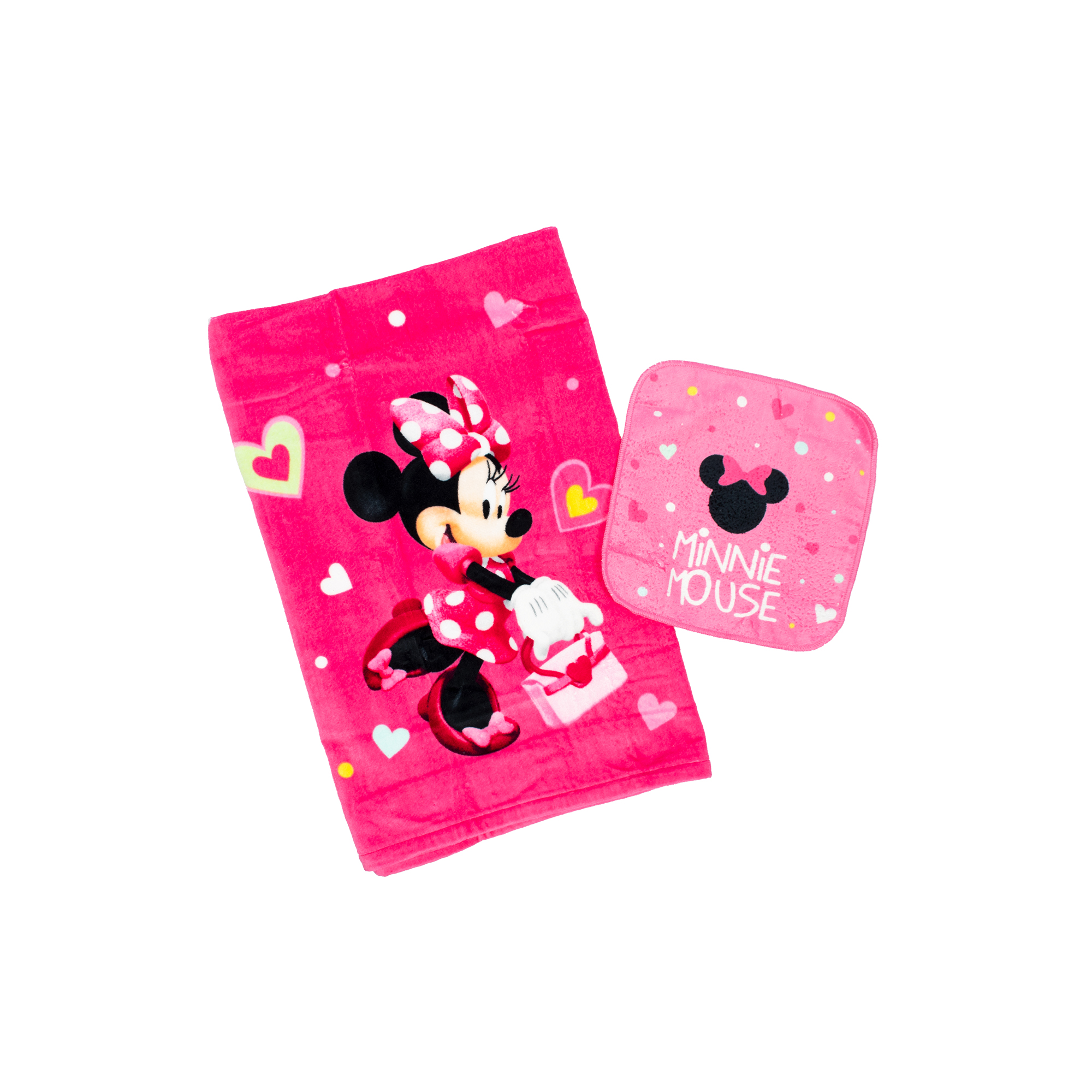 Minnie Mouse Kids Cotton 2 Piece Towel and Washcloth Set - image 2 of 8
