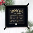 thumbnail image 2 of Holiday Dice Rolling Tray for Group Games Festive Leather Dice Tray for Secret Santa Exchanges Christmas Gatherings Party Dice Game Accessory with Dice Set, 2 of 4