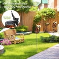 thumbnail image 5 of Tomshine Solar Powered Owl Lantern Lights Stake Lamp Metal Owl Decorative LED Garden Landscape Light for Walkway Pathway Yard Lawn, 5 of 7