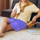 thumbnail image 5 of Fotbe Purple Glitter Pantalones Cortos de Pijama para Hombre, Ropa de Dormir, Pantalones de Pijama Cortos para Hombre-Small, 5 of 6