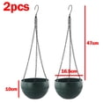 thumbnail image 2 of Hanging Plant Basket Outdoors Hanging Flower Pots With Drainage S, 2 of 9