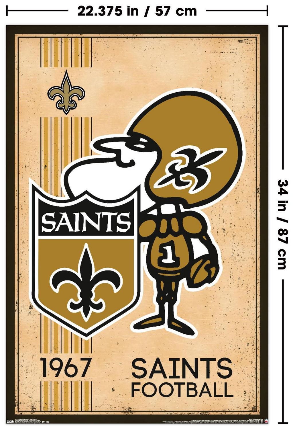 NHL Toronto Maple Leafs - Drip Skate 20 Wall Poster, 22.375" x 34"