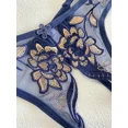 thumbnail image 3 of Braguitas transparentes con entrepierna abierta y bordado floral - Lencería y ropa interior sensual para mujer, 3 of 5